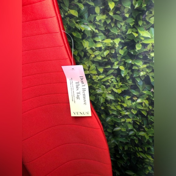 VENUS Red Backless Dress - Picture 6 of 16